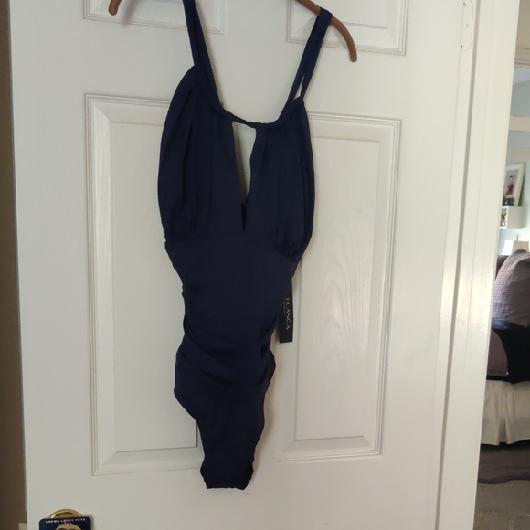 La Blanca Deep Blue Swimsuit - Picture 1 of 6